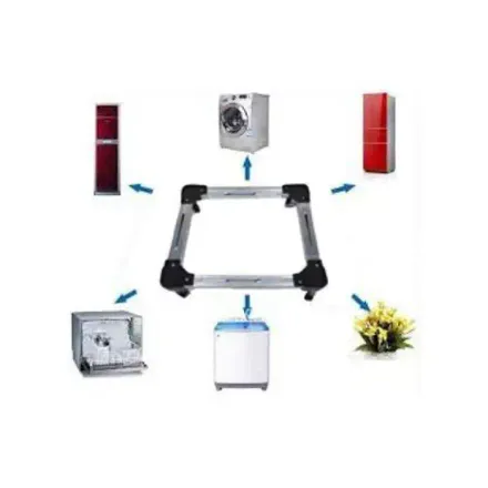 Support Roulant Extensible - Aluminium - Réglable De 41 À 72 Cm - Charge Jusquà 120 Kg - 4 Freins thumbnail 3