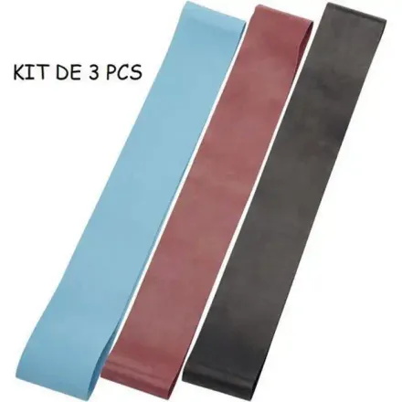 Bandes Élastiques - Non Spécifié - Kit De 3 Pièces - Résistance Variable - Fitness - Yoga thumbnail 1