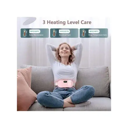 Ceinture Femme Chauffante 3 Niveaux De Chaleur + Massage Pour Institut Menstruel - Multi-couleur thumbnail 2