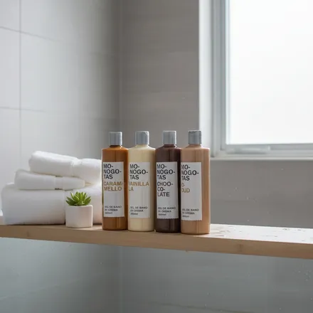 Pack De 4 Gels Douche Chocolat + Vanille + Caramel + Oud thumbnail 2