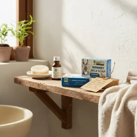 Savon - Bio - Lait D'ânesse - 40% De Lait Frais - Peaux Sèches - Saponifié À Froid thumbnail 2