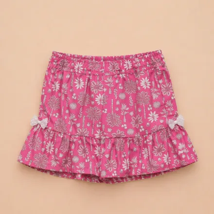 Ensemble Fille T-shirt Blanc & Jupe Rose – Douceur & Style Romantique thumbnail 2