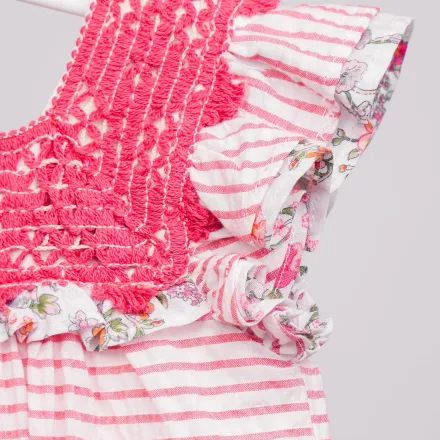 Robe Bébé Fille À Smocks – Charme Délicat & Élégance Estivale thumbnail 3