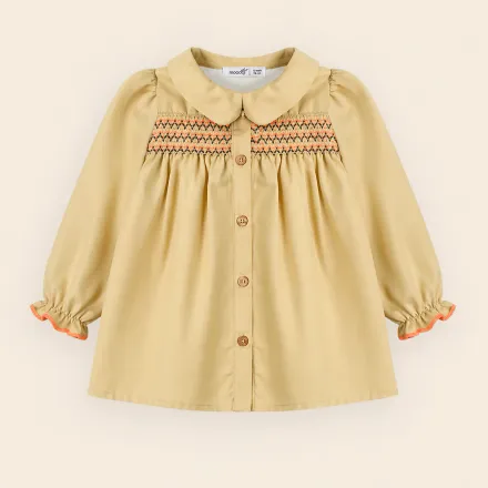 Robe Bébé Fille À Smocks Brodés thumbnail 1
