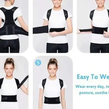Posture Correcteur - Respirant Ceinture Support Lombaire Dorthèse Dorsale thumbnail 3
