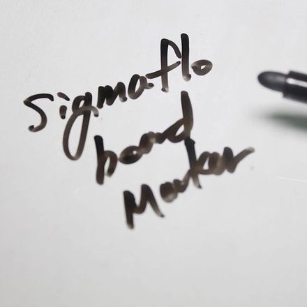 Mon Ami Lot 6 Marqueurs Sigmaflo Pour Tableau Blanc, Pointe Ogive,encre Liquide Noir thumbnail 2