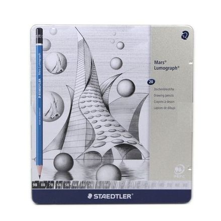 Boite Étui Métallique 20 Crayons À Dessin  thumbnail 1