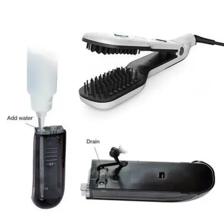 Peigne Lisseur À Vapeur - Brosse Professionnelle - 230°c - Céramique Ionique thumbnail 4