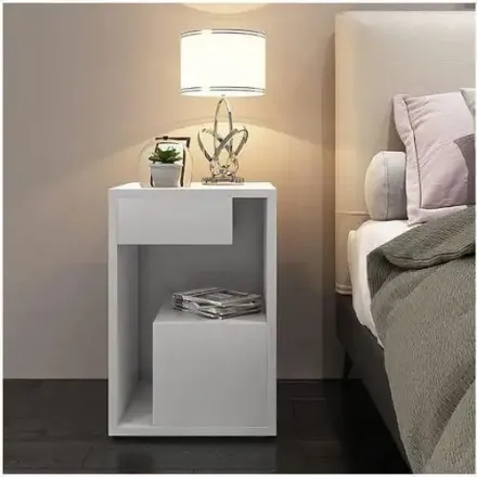 Table De Chevet Moderne Avec Rangement thumbnail 2