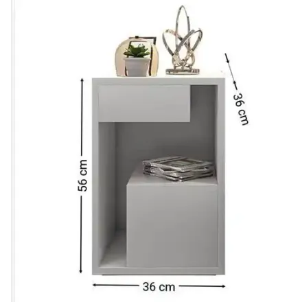 Table De Chevet Moderne Avec Rangement thumbnail 1