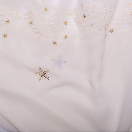 Châle Indo brodé strass uni thumbnail 2