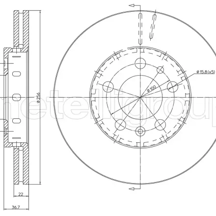 Disques De Frein : Bd0467 / 23-0390c Av thumbnail 2