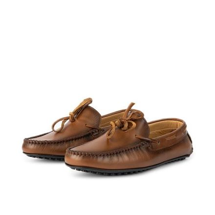 D’009 Mocassin En Cuir thumbnail 1