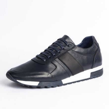 Baskets Basses D'urbano En Cuir thumbnail 1