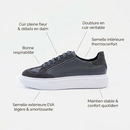 D'urbano Profondo 204 : Espadrille En Cuir thumbnail 1