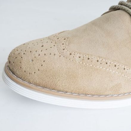 Chaussures Derby Brogue En Cuir Daim thumbnail 3