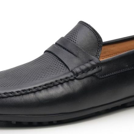 Mocassins Collège En Cuir thumbnail 3