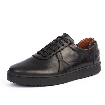 Baskets Basses D'urbano En Cuir thumbnail 1