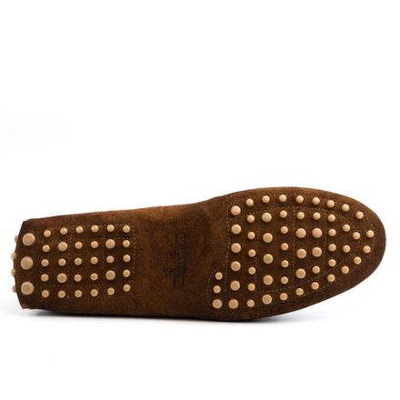 Mocassins En Cuir Daim Avec Lacets thumbnail 2