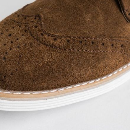 Chaussures Derby Brogue D'urbano En Cuir Daim thumbnail 2