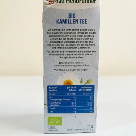 Infusion Camomille Bio (goût Doux) – 20 Sachets thumbnail 2
