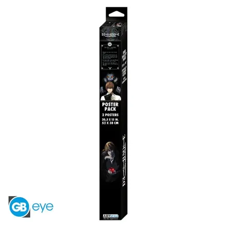Set 2 Posters Death Note Light & Death Note thumbnail 3