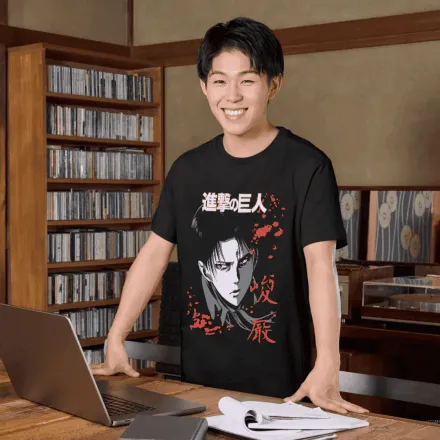 Tshirt Attack On Titan – Levi Ackerman thumbnail 4