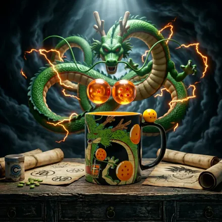 Mug 3d Dragon Ball Z Shenron & Boules De Cristal thumbnail 1