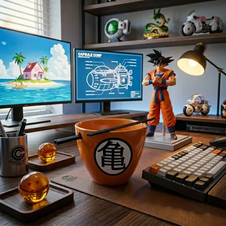 Bol À Ramen Avec Baguette Dragon Ball Symboles Goku thumbnail 3
