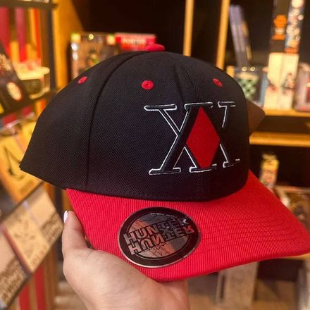 Casquette Hunter X Hunter Noir & Rouge thumbnail 4