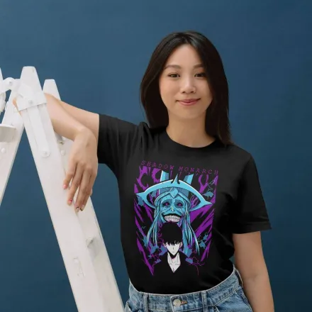 Tshirt Solo Leveling – Shadow Monarch thumbnail 2