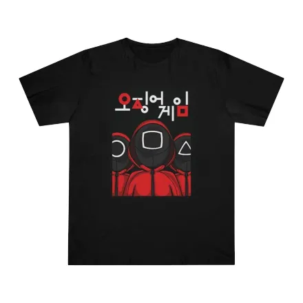 Tshirt Squid Game Carré Rond Triangle thumbnail 4