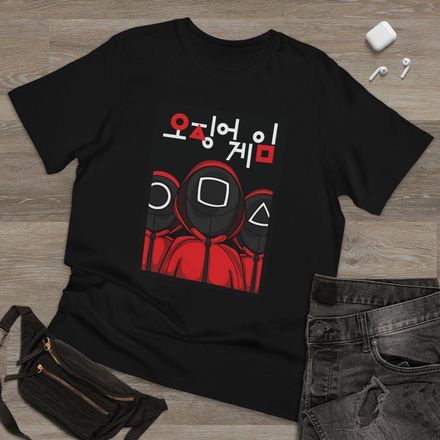 Tshirt Squid Game Carré Rond Triangle thumbnail 2
