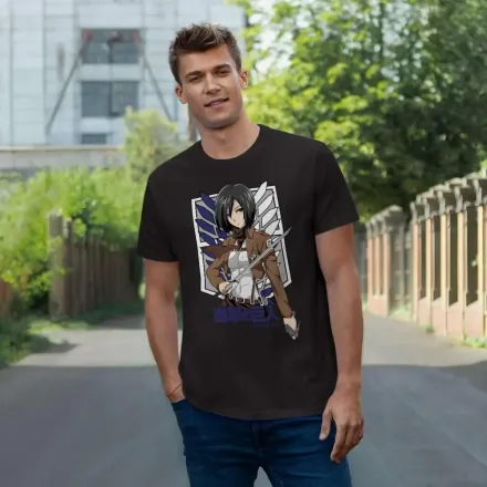 T-shirt Lattaque Des Titans Mikasa thumbnail 2