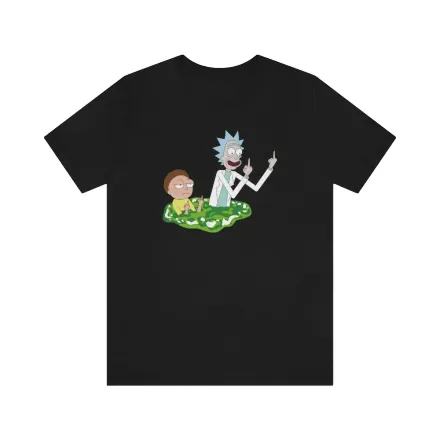 Tshirt Rick And Morty Double Fuck You ! thumbnail 2