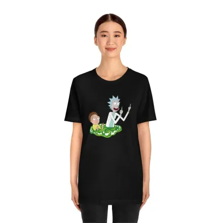 Tshirt Rick And Morty Double Fuck You ! thumbnail 3