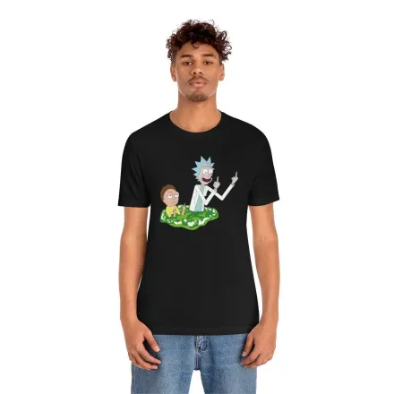 Tshirt Rick And Morty Double Fuck You ! thumbnail 4