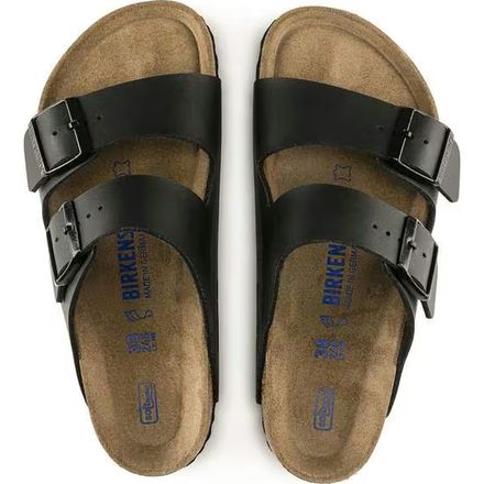 Arizona Soft Footbed Birko-flor Black Narrow thumbnail 3