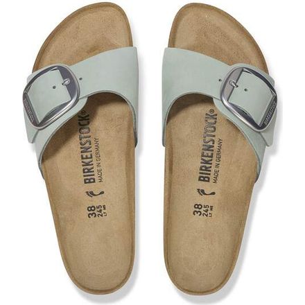 Madrid Big Buckle Nubuck Leather Pure Sage Narrow thumbnail 2
