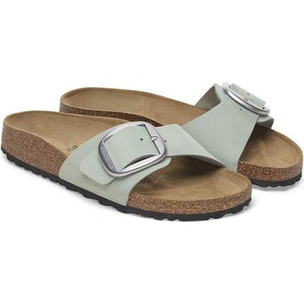 Madrid Big Buckle Nubuck Leather Pure Sage Narrow thumbnail 4