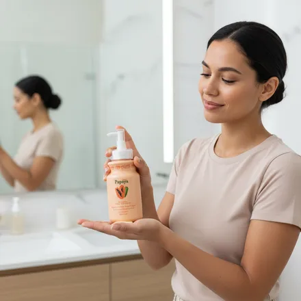 Lotion Éclaircissante - Papaye & Acide Glycolique - Hydratante - Pour Tous Types De Peau thumbnail 4