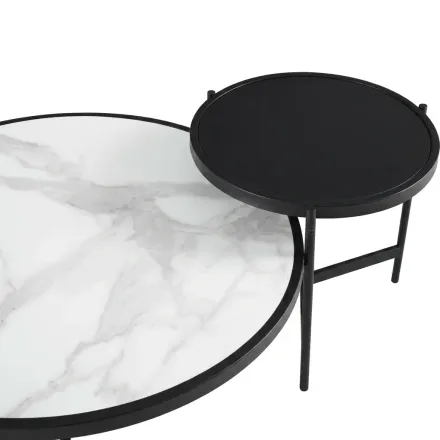 Arthur Set De 2 Tables Basses 90 / 50 Cm thumbnail 2