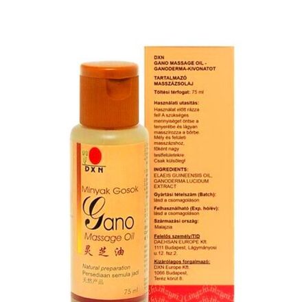 Huile De Massage Naturelle Gano À Lhuile De Palme & Ganoderma -100% Pure thumbnail 1