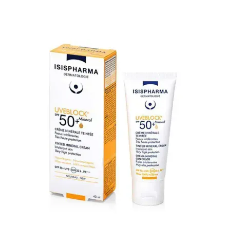 Uveblock Crème Solaire Spf50+ 100% Minérale Hypoallergénique Peaux Sensiblesa thumbnail 2