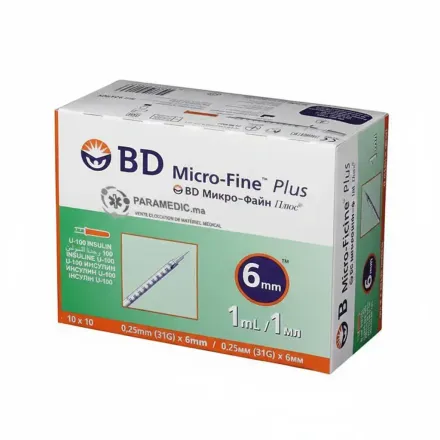 Seringue Micro-fine Plus 0.5ml 10 Sachets De 10 Seringue thumbnail 2