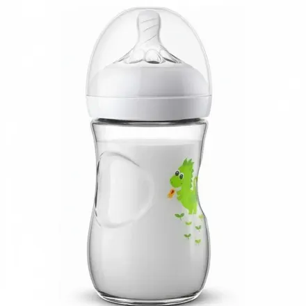 Natural Biberon Débit Lent Des 1 Mois Dragon 260ml thumbnail 2