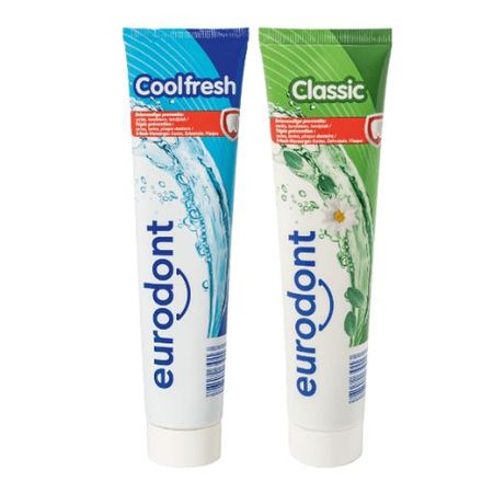 2x Dentifrice Pour Une Bonne Hygiène Dentaire Et Une Haleine Fraîche, Coolfresh Et Classic thumbnail 1
