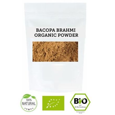 Bacopa (Brahmi) Poudre Bio De Qualité Alimentaire  thumbnail 1