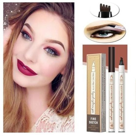 Traceur De Précision 2 En 1 Pour Sourcils Et Cils - Noir thumbnail 2