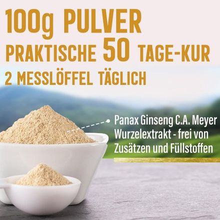 Ginseng Blanc En Poudre - Performance Physique Et Mental thumbnail 3